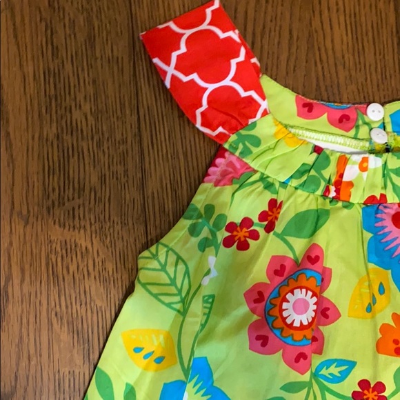 FLORAL GIRLS DRESS - Picture 2 of 4